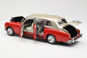 Rolls-Royce Phantom VI Červená Světle Béžová Kyosho 1:18 08905RLB Kov – obrázek 5 z 8