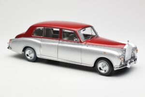 Rolls-Royce Phantom VI Stříbrná Červená Kyosho 1:18 08905SR Kov – obrázek 6 z 8