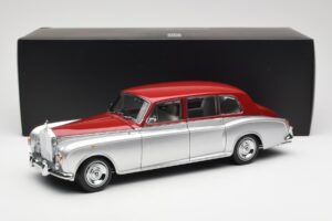 Rolls-Royce Phantom VI Stříbrná Červená Kyosho 1:18 08905SR Kov – obrázek 8 z 8