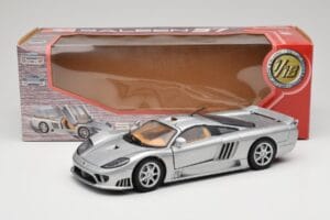 Saleen S7 Stříbrný Motormax 1:18 73117 Kov – obrázek 8 z 8