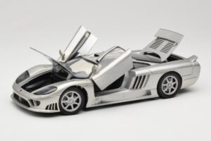 Saleen S7 Stříbrný Welly 1:18 23124646-M20 Kov – obrázek 2 z 8