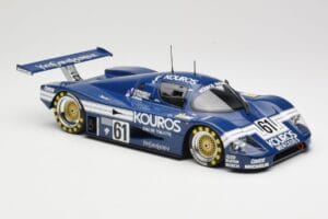 Sauber Mercedes C9 Kouros Racing #61 M. Thackwell / H. Pescarolo 24 Hours of Le Mans 1987 Minichamps 1:18 155873561 Kov – obrázek 4 z 6