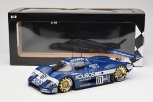 Sauber Mercedes C9 Kouros Racing #61 M. Thackwell / H. Pescarolo 24 Hours of Le Mans 1987 Minichamps 1:18 155873561 Kov – obrázek 6 z 6