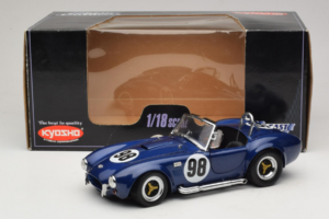 Shelby Cobra 427 S/C #98 Modrý Kyosho 1:18 8838 Kov – obrázek 8 z 8