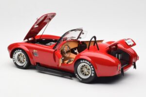 Shelby Cobra 427 S/C Červený Kyosho 1:18 08047R Kov – obrázek 5 z 8