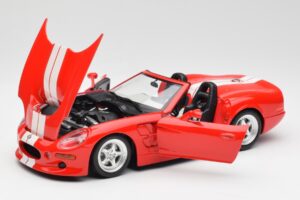Shelby Series 1 Kabriolet Červený Bburago 1:18 3353 Kov – obrázek 2 z 8