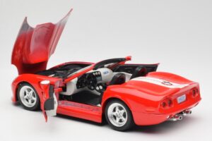Shelby Series 1 Kabriolet Červený Bburago 1:18 3353 Kov – obrázek 5 z 8