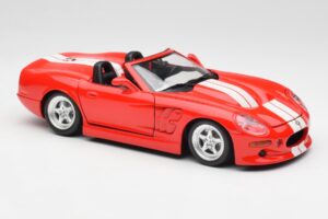 Shelby Series 1 Kabriolet Červený Bburago 1:18 3353 Kov – obrázek 6 z 8