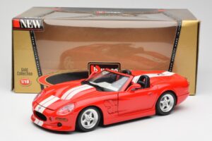 Shelby Series 1 Kabriolet Červený Bburago 1:18 3353 Kov – obrázek 8 z 8