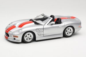 Shelby Series 1 Stříbrný Bburago 1:18 3323 Kov