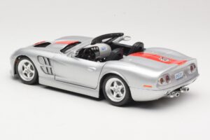 Shelby Series 1 Stříbrný Bburago 1:18 3323 Kov – obrázek 7 z 8