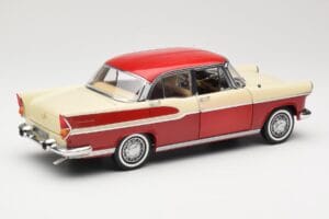 Simca Chambord Červený & Slonovinový Norev 1:18 185721 Kov – obrázek 3 z 8
