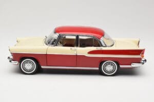 Simca Chambord Červený & Slonovinový Norev 1:18 185721 Kov – obrázek 4 z 8