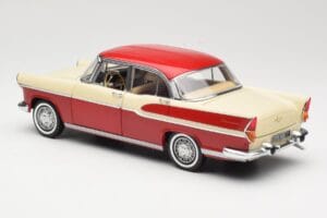 Simca Chambord Červený & Slonovinový Norev 1:18 185721 Kov – obrázek 7 z 8