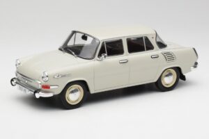 Skoda 1000 MB Šedý & Bílý MCG 1:18 MCG18275 Kov