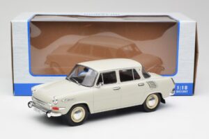 Skoda 1000 MB Šedý & Bílý MCG 1:18 MCG18275 Kov – obrázek 6 z 6