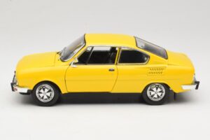 Skoda 110R Coupe Žlutý Abrex 1:18 118ABS-707GK Kov – obrázek 4 z 8
