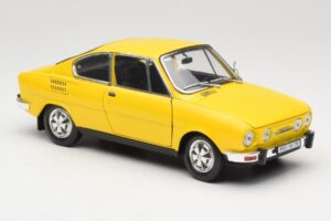 Skoda 110R Coupe Žlutý Abrex 1:18 118ABS-707GK Kov – obrázek 6 z 8