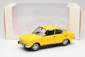 Skoda 110R Coupe Žlutý Abrex 1:18 118ABS-707GK Kov – obrázek 8 z 8