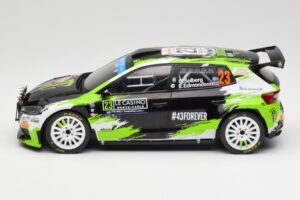 Skoda Fabia Rally2 #23 O. Solberg / E. Edmondson Rally Monte Carlo 2023 IXO 1:18 18RMC155A Kov – obrázek 3 z 6
