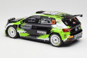 Skoda Fabia Rally2 #23 O. Solberg / E. Edmondson Rally Monte Carlo 2023 IXO 1:18 18RMC155A Kov – obrázek 5 z 6