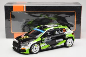 Skoda Fabia Rally2 #23 O. Solberg / E. Edmondson Rally Monte Carlo 2023 IXO 1:18 18RMC155A Kov – obrázek 6 z 6