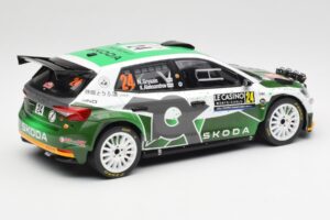 Skoda Fabia Rally2 #24 N. Gryazin / K. Aleksandrov Rally Monte Carlo 2023 IXO 1:18 18RMC155B Kov – obrázek 2 z 6