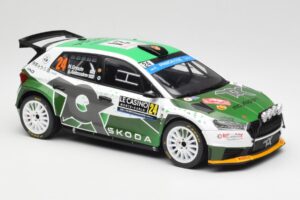 Skoda Fabia Rally2 #24 N. Gryazin / K. Aleksandrov Rally Monte Carlo 2023 IXO 1:18 18RMC155B Kov – obrázek 4 z 6
