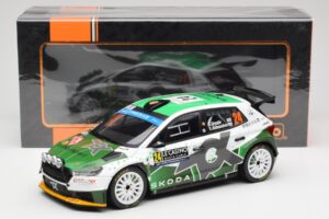 Skoda Fabia Rally2 #24 N. Gryazin / K. Aleksandrov Rally Monte Carlo 2023 IXO 1:18 18RMC155B Kov – obrázek 6 z 6