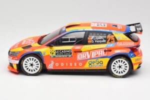 Skoda Fabia Rally2 #25 P. Lopez Rally Monte Carlo 2024 IXO 1:18 18RMC199 Kov – obrázek 3 z 6