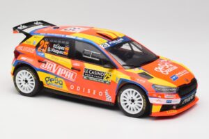 Skoda Fabia Rally2 #25 P. Lopez Rally Monte Carlo 2024 IXO 1:18 18RMC199 Kov – obrázek 4 z 6