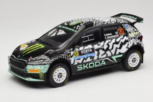 Skoda Fabia Rally2 #20 O. Solberg / E. Edmund Safari Rally Kenya 2024 IXO 1:18 18RMC222 Kov