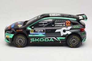 Skoda Fabia Rally2 #22 Toksport G. Greensmith / J. Andersson Safari Rally Kenya 2024 IXO 1:18 18RMC209 Kov – obrázek 3 z 6