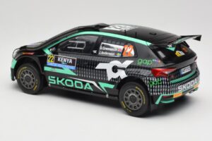 Skoda Fabia Rally2 #22 Toksport G. Greensmith / J. Andersson Safari Rally Kenya 2024 IXO 1:18 18RMC209 Kov – obrázek 5 z 6