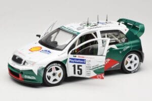 Skoda Fabia WRC #15 T. Gardemeister / P. Lukander WRC 1999 Solido 1:18 90457 Kov – obrázek 2 z 8