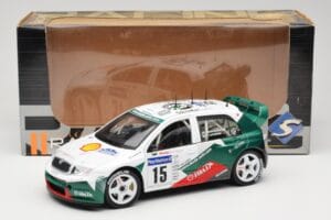 Skoda Fabia WRC #15 T. Gardemeister / P. Lukander WRC 1999 Solido 1:18 90457 Kov – obrázek 8 z 8