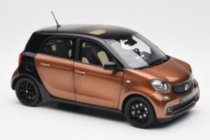Smart Forfour W453 Černý Hazel Hnědý Norev 1:18 B66960299 Kov – obrázek 6 z 8