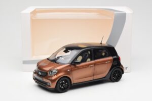Smart Forfour W453 Černý Hazel Hnědý Norev 1:18 B66960299 Kov – obrázek 8 z 8