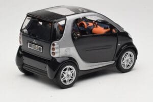 Smart Fortwo Černý Kyosho 1:18 0004830V000C08Q00 Kov – obrázek 3 z 8