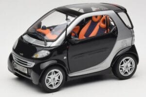 Smart Fortwo Černý Kyosho 1:18 0004830V000C08Q00 Kov
