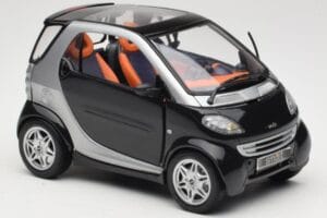 Smart Fortwo Černý Kyosho 1:18 0004830V000C08Q00 Kov – obrázek 6 z 8