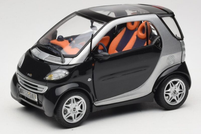 Smart Fortwo Černý Kyosho 1:18 0004830V000C08Q00 Kov