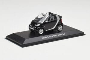 Smart Fortwo Cabrio Hluboká Černá Minichamps 1:43 Q0022561V001C18Q00 Kov – obrázek 2 z 4