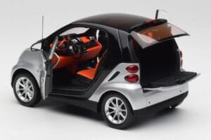 Smart Fortwo Coupé W451 Stříbrný & Černý Minichamps 1:18 Q0022528V001C75Q00 Kov – obrázek 5 z 8