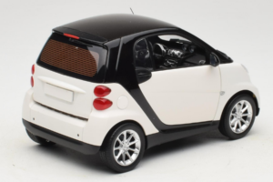 Smart Fortwo 451 Coupe Bílý Černý Minichamps 1:18 150036302 Kov – obrázek 3 z 8