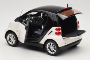 Smart Fortwo 451 Coupe Bílý Černý Minichamps 1:18 150036302 Kov – obrázek 5 z 8