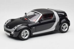 Smart Roadster Tmavě Modrý Bburago 1:18 34917 Kov