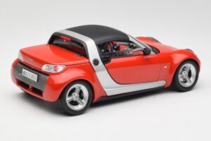Smart Roadster Červený Bburago 1:18 34099 Kov – obrázek 3 z 8