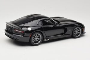 SRT Viper GTS Černý Maisto 1:18 31128 Kov – obrázek 3 z 8