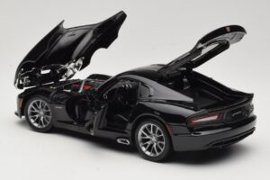 SRT Viper GTS Černý Maisto 1:18 31128 Kov – obrázek 5 z 8
